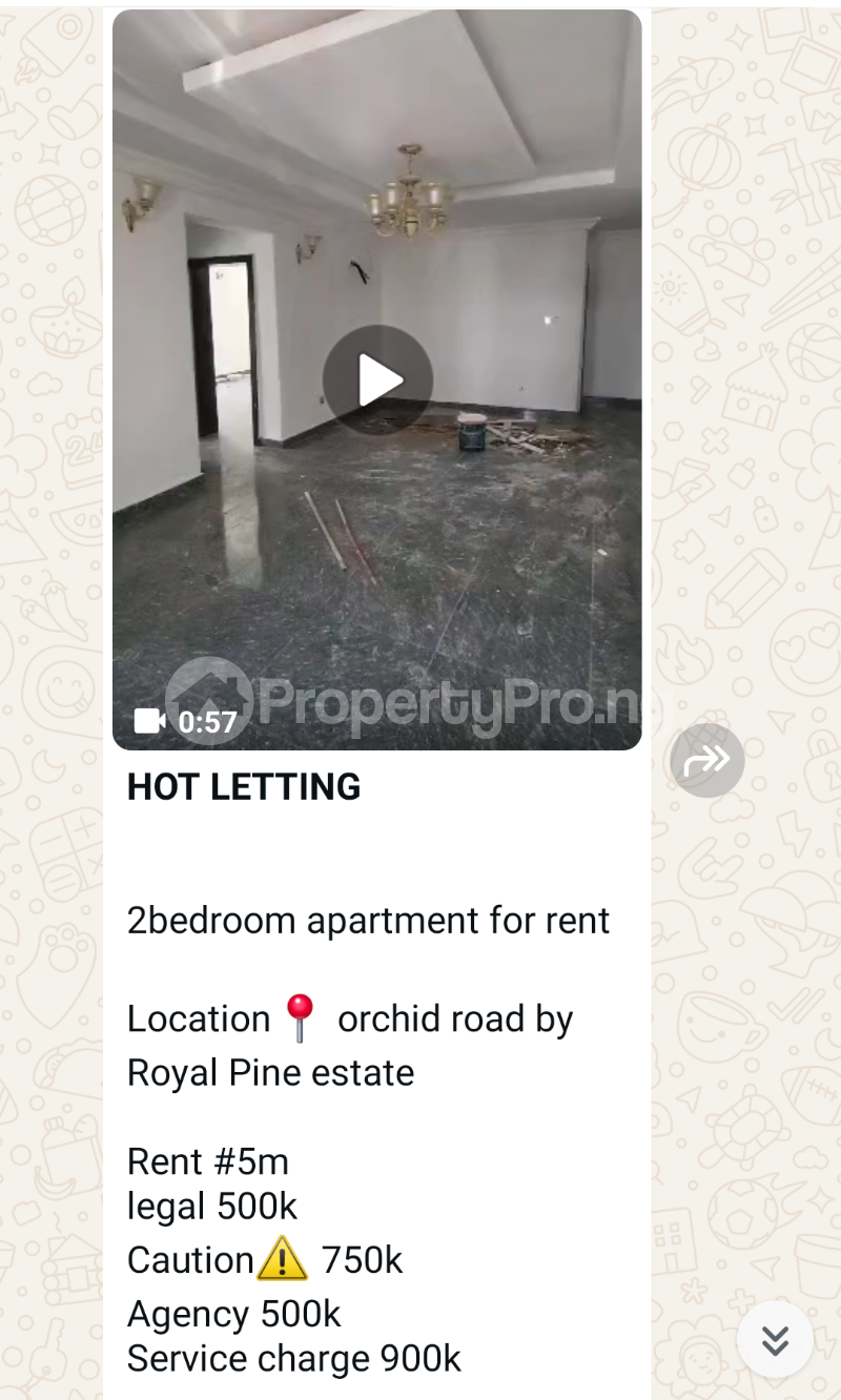 3 bedroom Flat / Apartment for rent Royal Pine Est Orchid Lekki Lagos