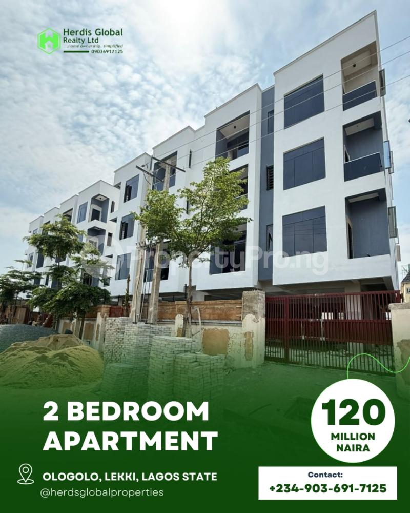 2 bedroom Flat / Apartment for sale Ologolo Road Lekki Lagos
