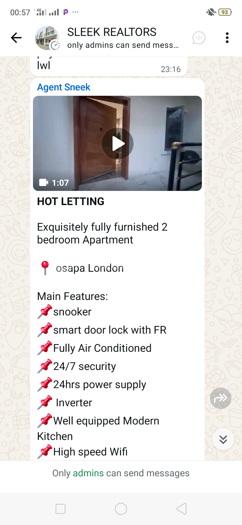 2 bedroom Flat / Apartment for rent Lekki Osapa london Lekki Lagos