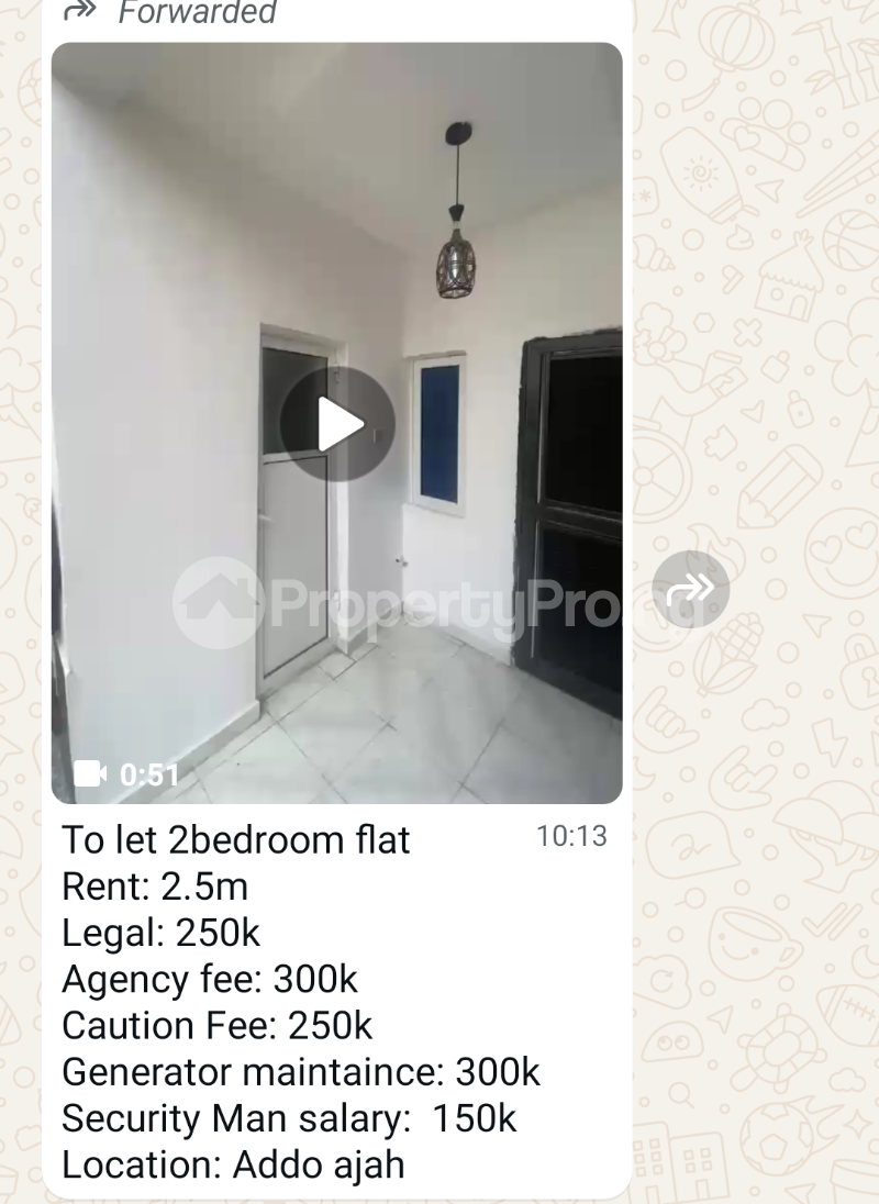2 bedroom Flat / Apartment for rent Ado Ado Ajah Lagos