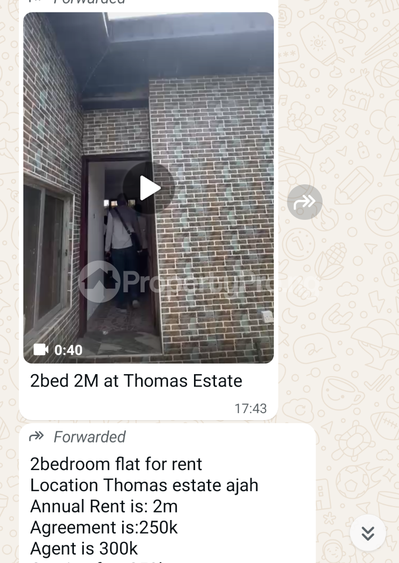 2 bedroom Flat / Apartment for rent Thomas Thomas estate Ajah Lagos