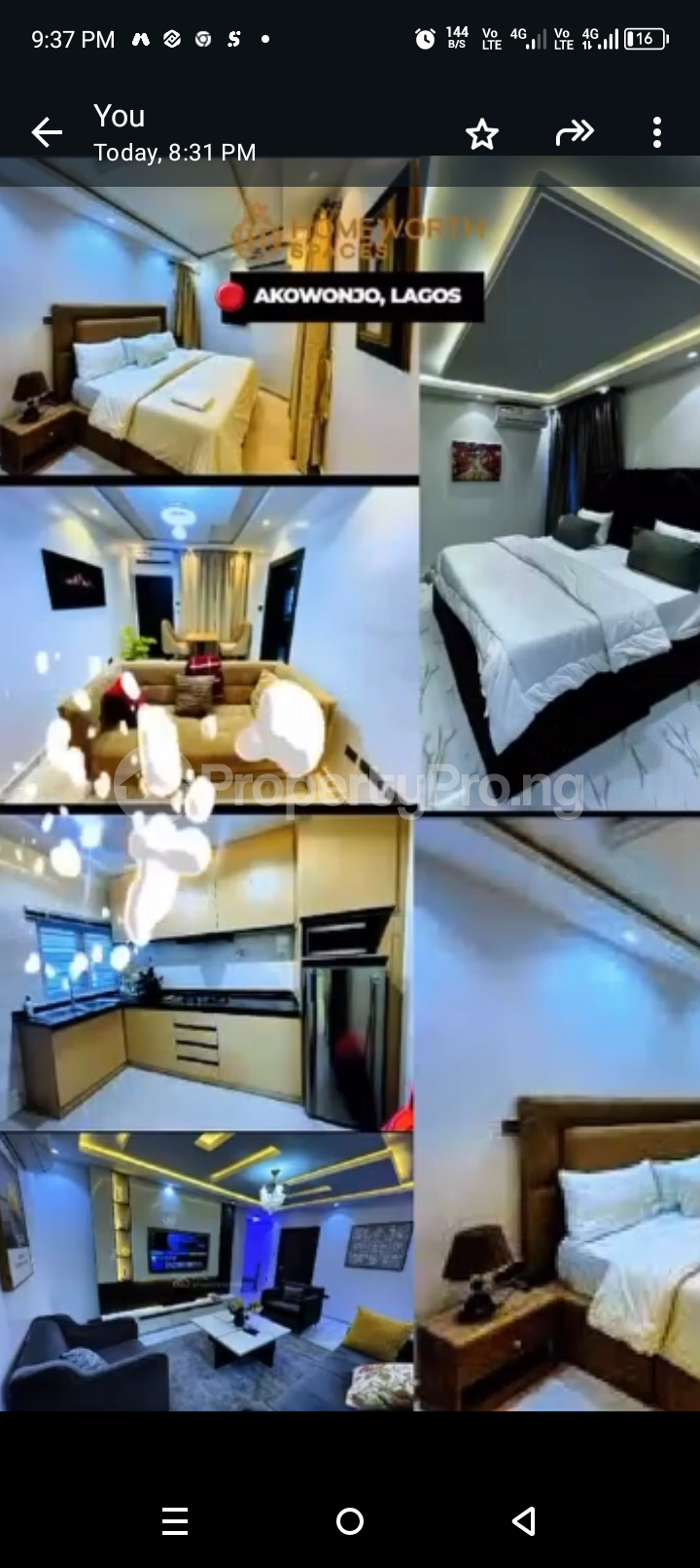 2 bedroom Flat / Apartment for shortlet Akowonjo Akowonjo Alimosho Lagos