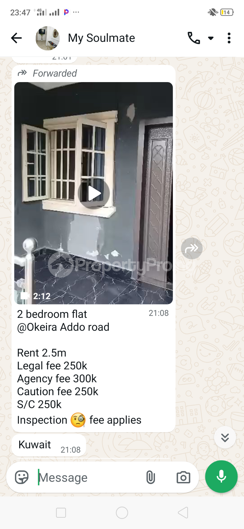 2 bedroom Flat / Apartment for rent Okeira Ado Road Ajah Lagos