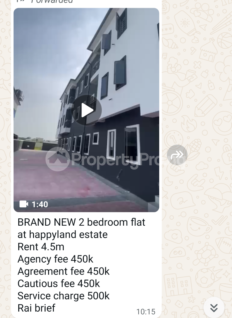 2 bedroom Flat / Apartment for rent Happy Land Estate Sangotedo Ajah Lagos