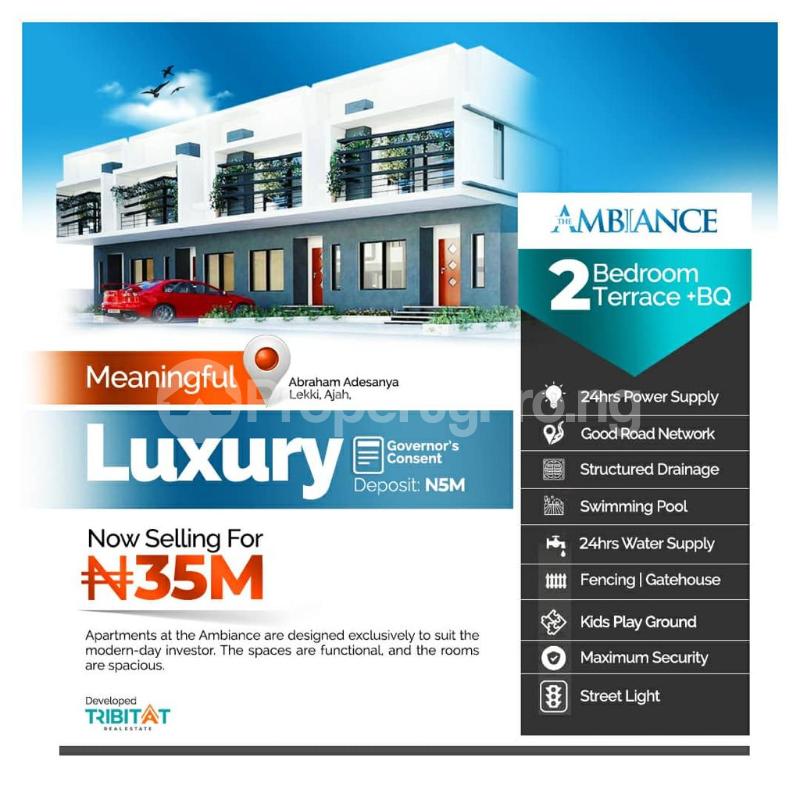 2 bedroom House for sale After Abraham Adesanya Off Lekki-Epe Expressway Ajah Lagos