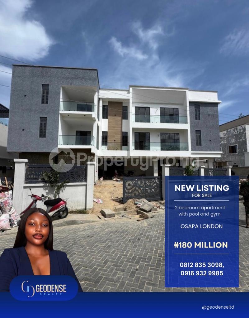 2 bedroom House for sale Osapa london Lekki Lagos