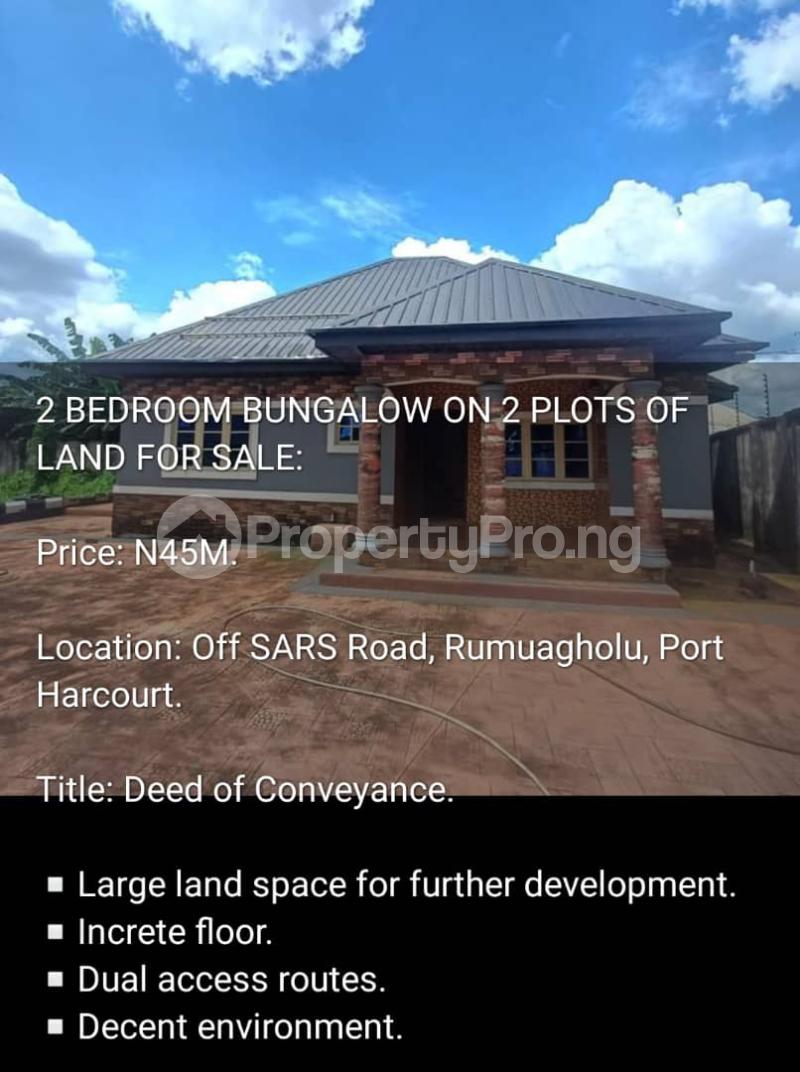 2 bedroom House for sale Port Harcourt Rivers