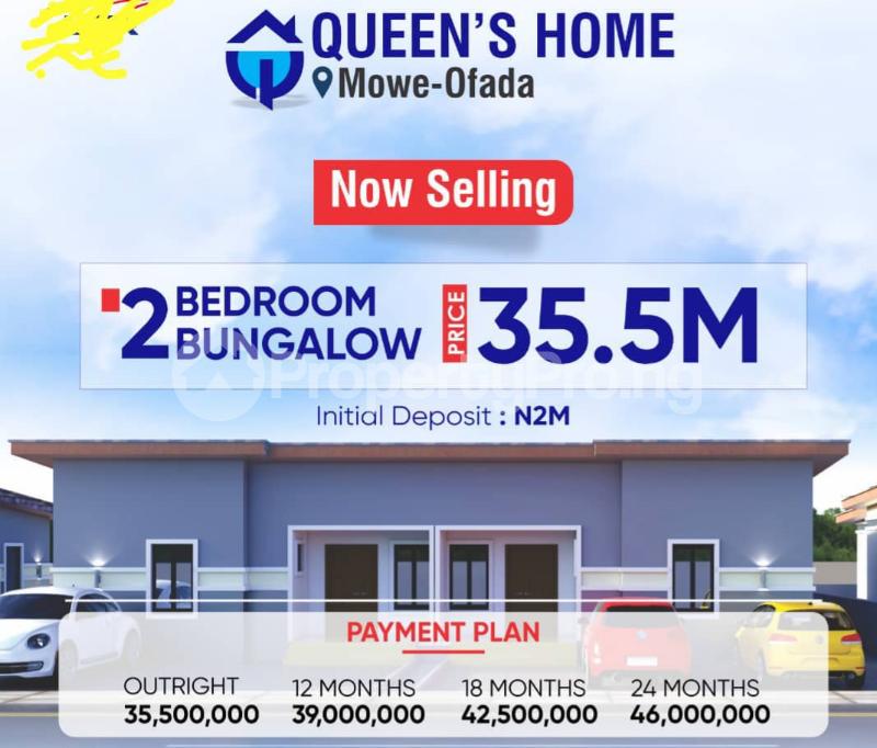 2 bedroom House for sale Diana Court Mowe2 Ode Lemo Sagamu Ogun