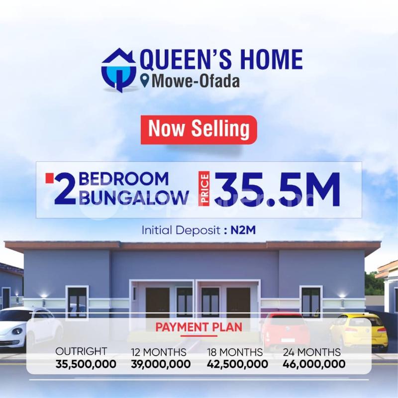 2 bedroom House for sale Queens Homes In Mowe Ofada Off Lagos Ibadan Expressway, Ibadan North Oyo