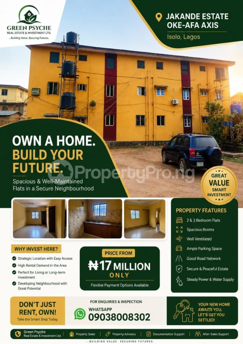 2 bedroom House for sale Jakande Estate Isolo Lagos