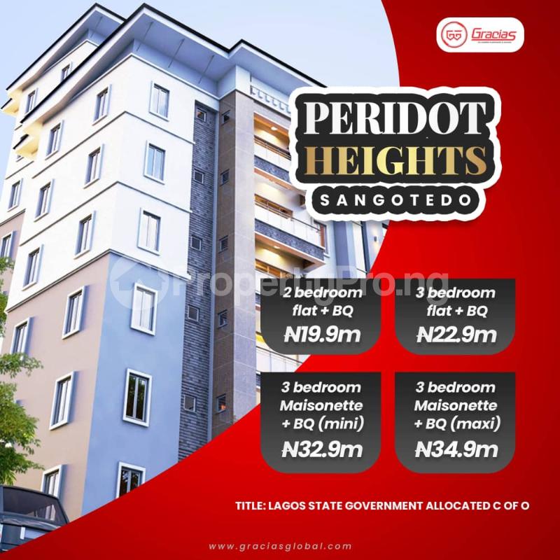 2 bedroom Flat / Apartment for sale Sangotedo Ajah Lagos