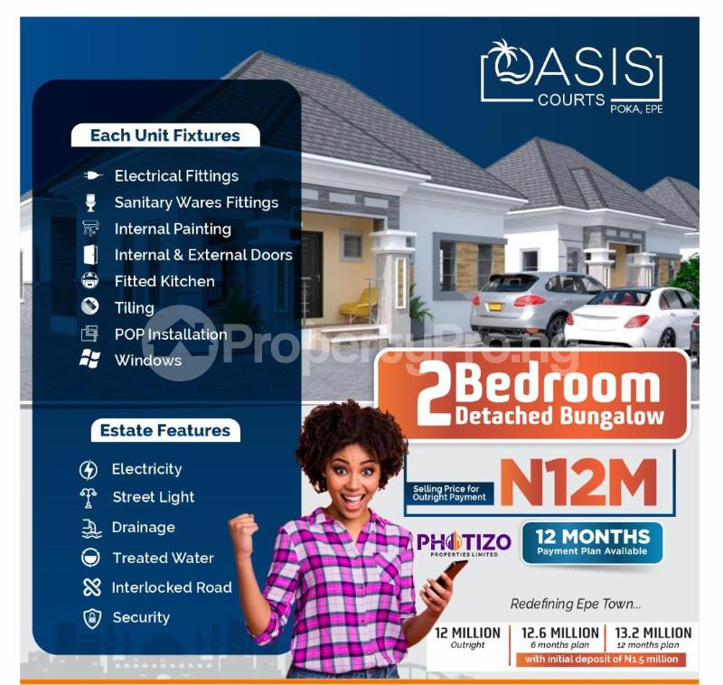 2 bedroom Flat / Apartment for sale Oasis Court, Poka Epe Lagos - 0