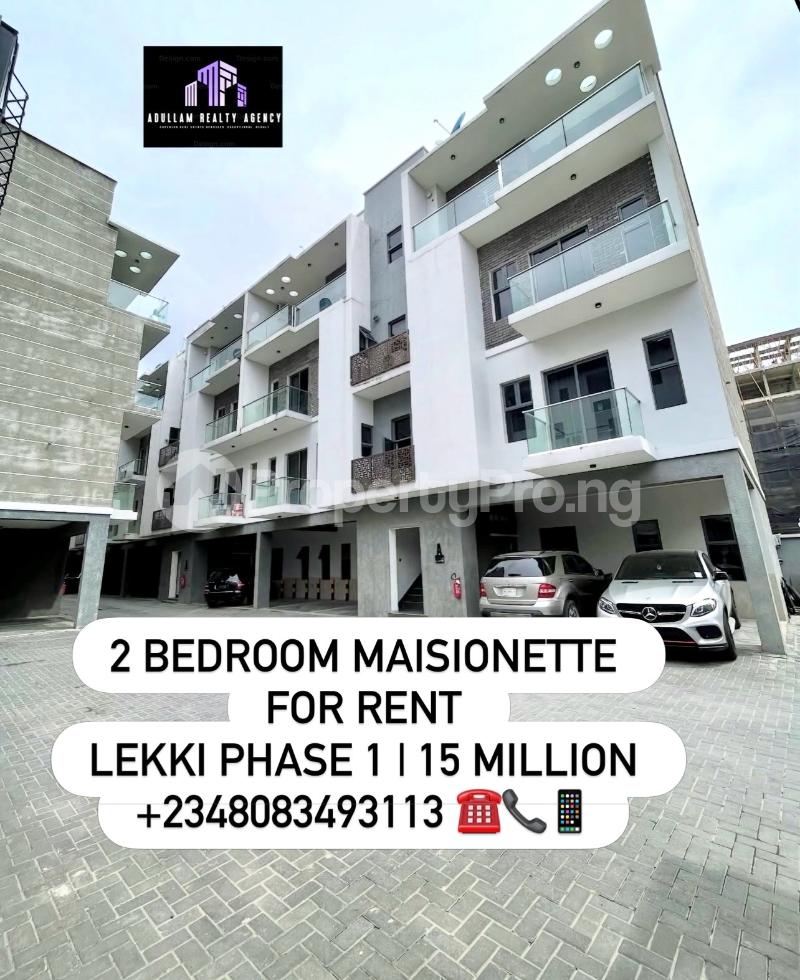 2 bedroom Flat / Apartment for rent Lekki Phase 1 Lekki Lagos