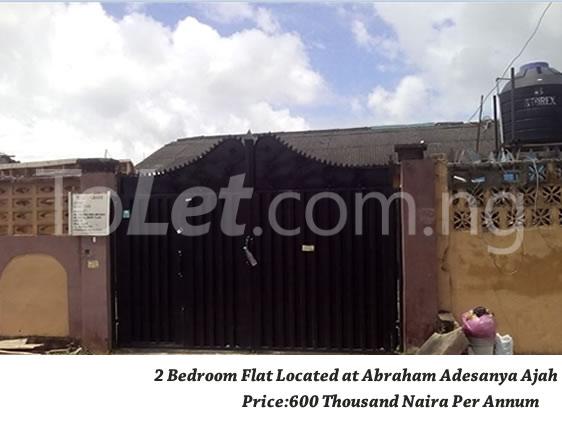 2 bedroom Flat / Apartment for rent Frank Street, Abraham adesanya estate Ajah Lagos