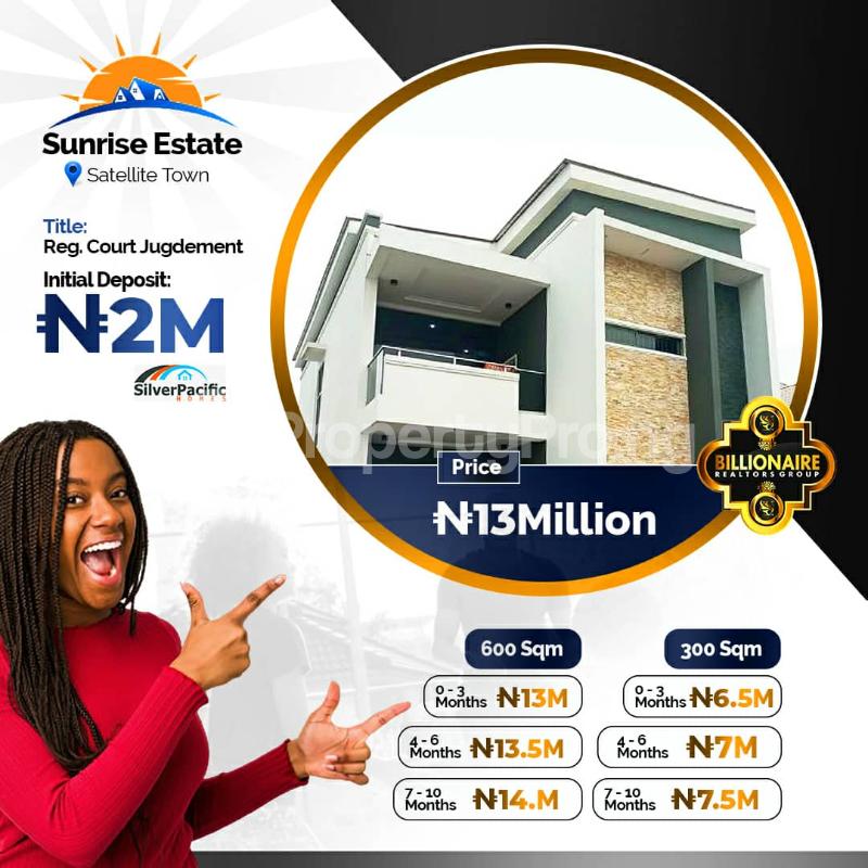 House for sale Satellite Town Amuwo Odofin Lagos