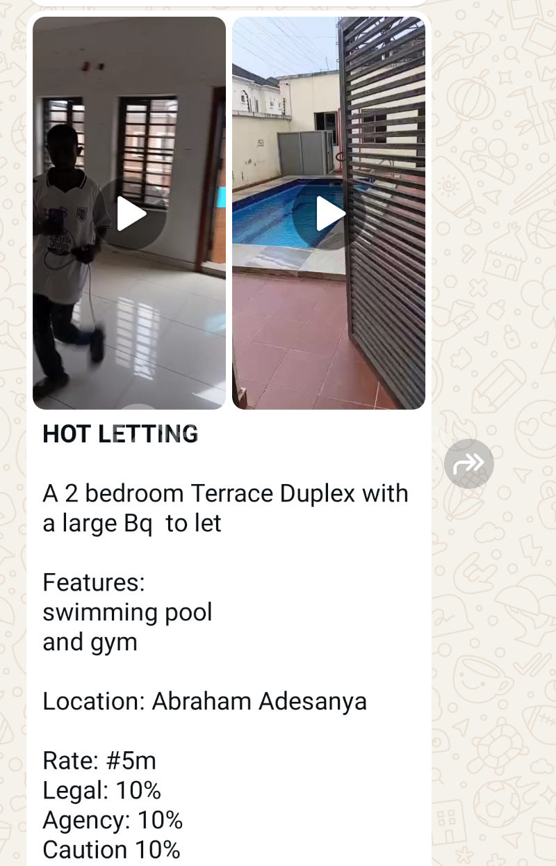 2 bedroom House for rent In An Estate Abraham adesanya estate Ajah Lagos