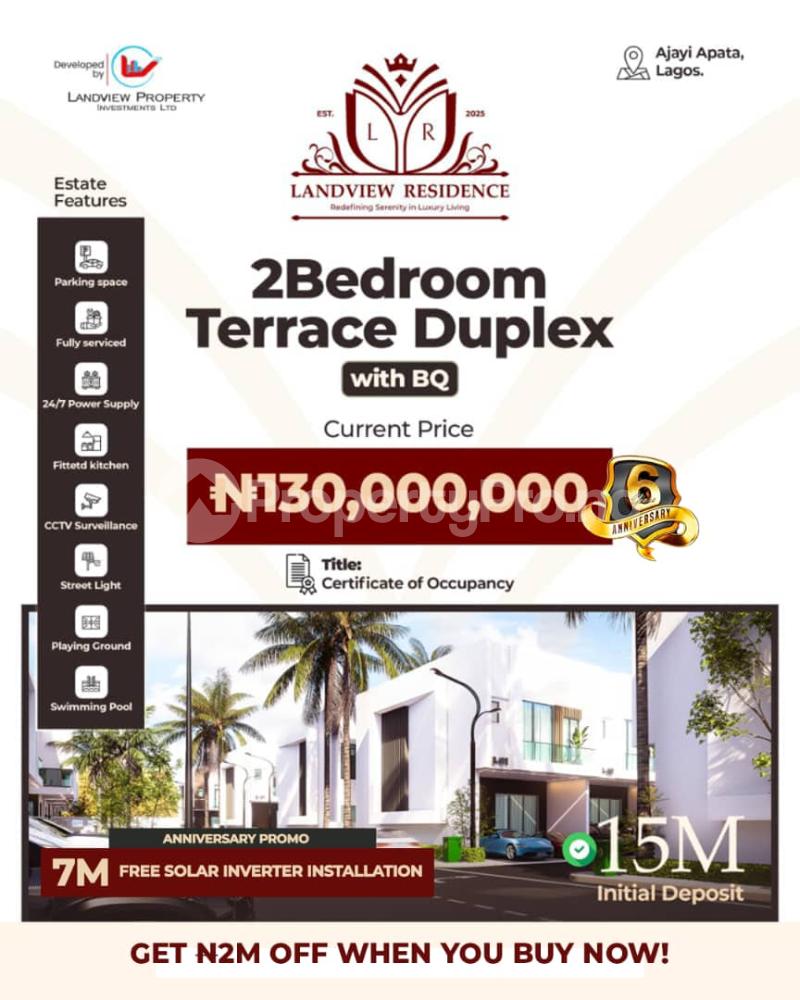 2 bedroom House for sale Sangotedo Lagos