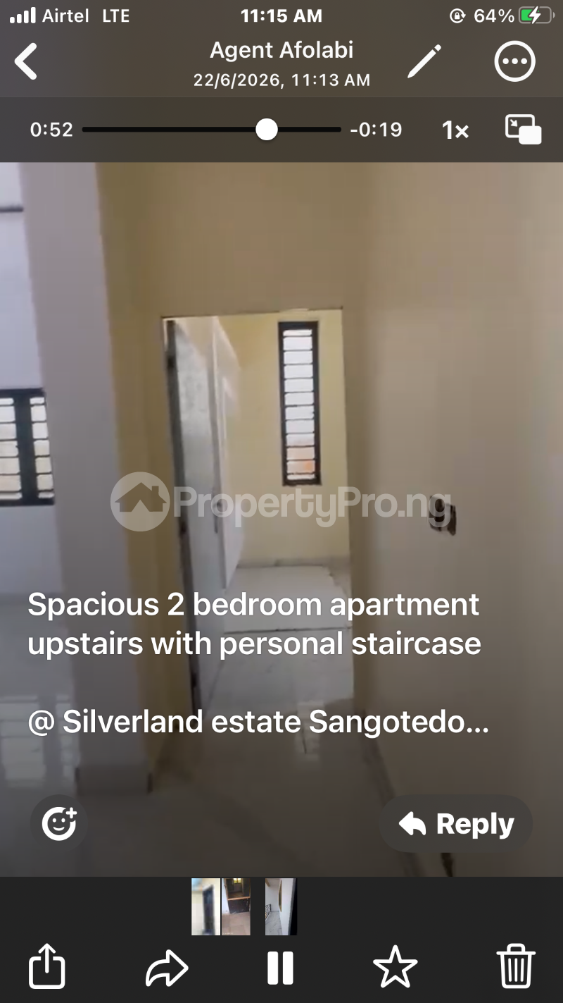 2 bedroom Flat / Apartment for rent United Estate Bus Stop Sangotedo Ajah Lagos