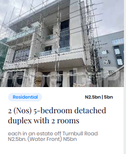 5 bedroom House for sale An Estate Off Turnbull Road, Ikoyi Ikoyi Lagos