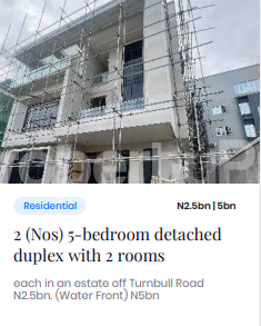 5 bedroom House for sale Banana Island Ikoyi Lagos