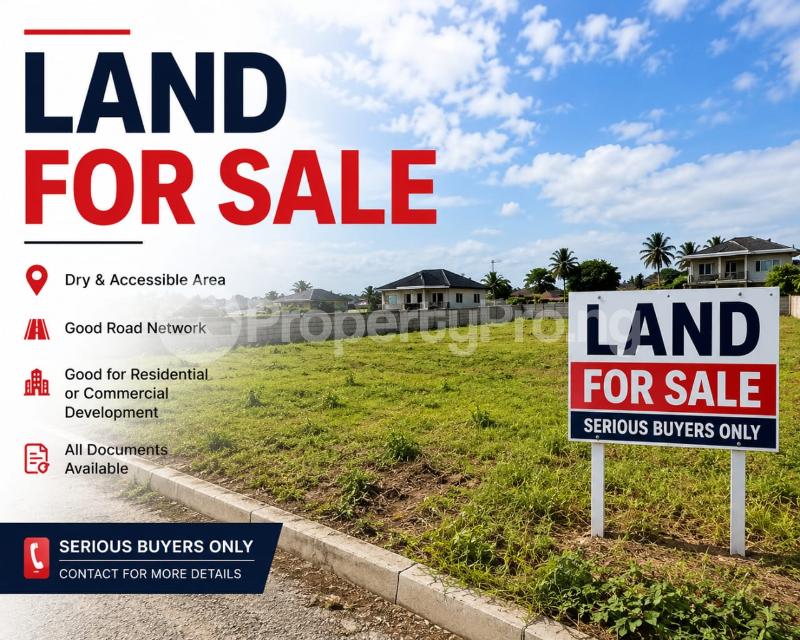 Land for sale Ajuwon Akute Road Ojodu Lagos