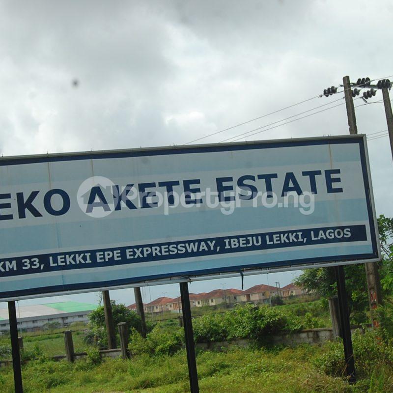 Land for sale Eko Akete Before Awoyaya Bus Stop Ibeju-Lekki Lagos
