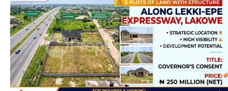 Land for sale Lakowe Along Lekki Expressway Lakowe Ibeju-Lekki Lagos