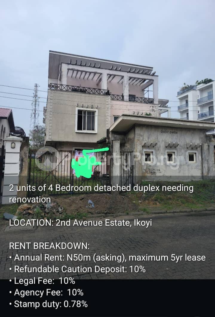 4 bedroom House for rent 2nd Avenue Extension Ikoyi Lagos