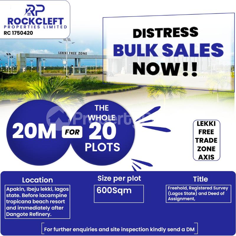 Land for sale Apakin Ibeju-Lekki Lagos