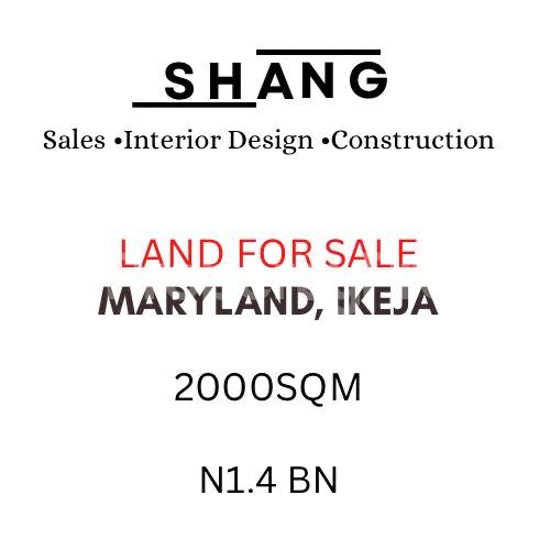 Land for sale Maryland Ikeja Lagos