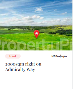Land for sale Admiralty Way Lekki Phase 1 Lekki Lagos