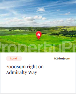 Land for sale Admiralty Way Lekki Phase 1 Lekki Lagos
