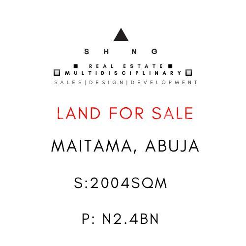 Land for sale Maitama Abuja