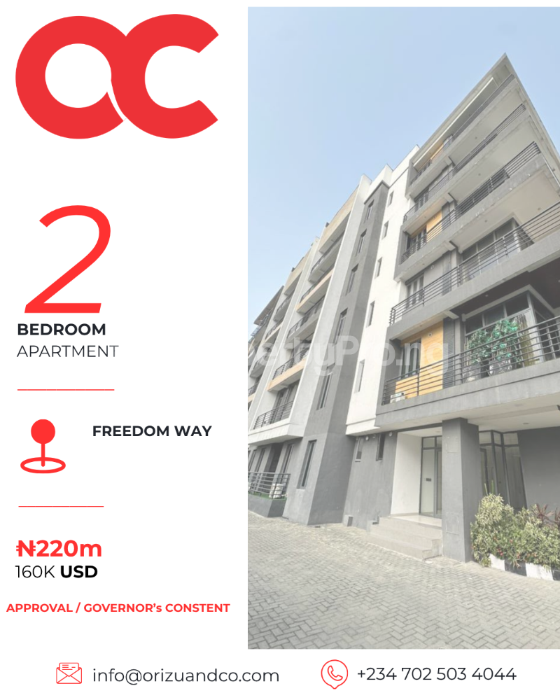 2 bedroom Flat / Apartment for sale Freedom Way Lekki Lagos