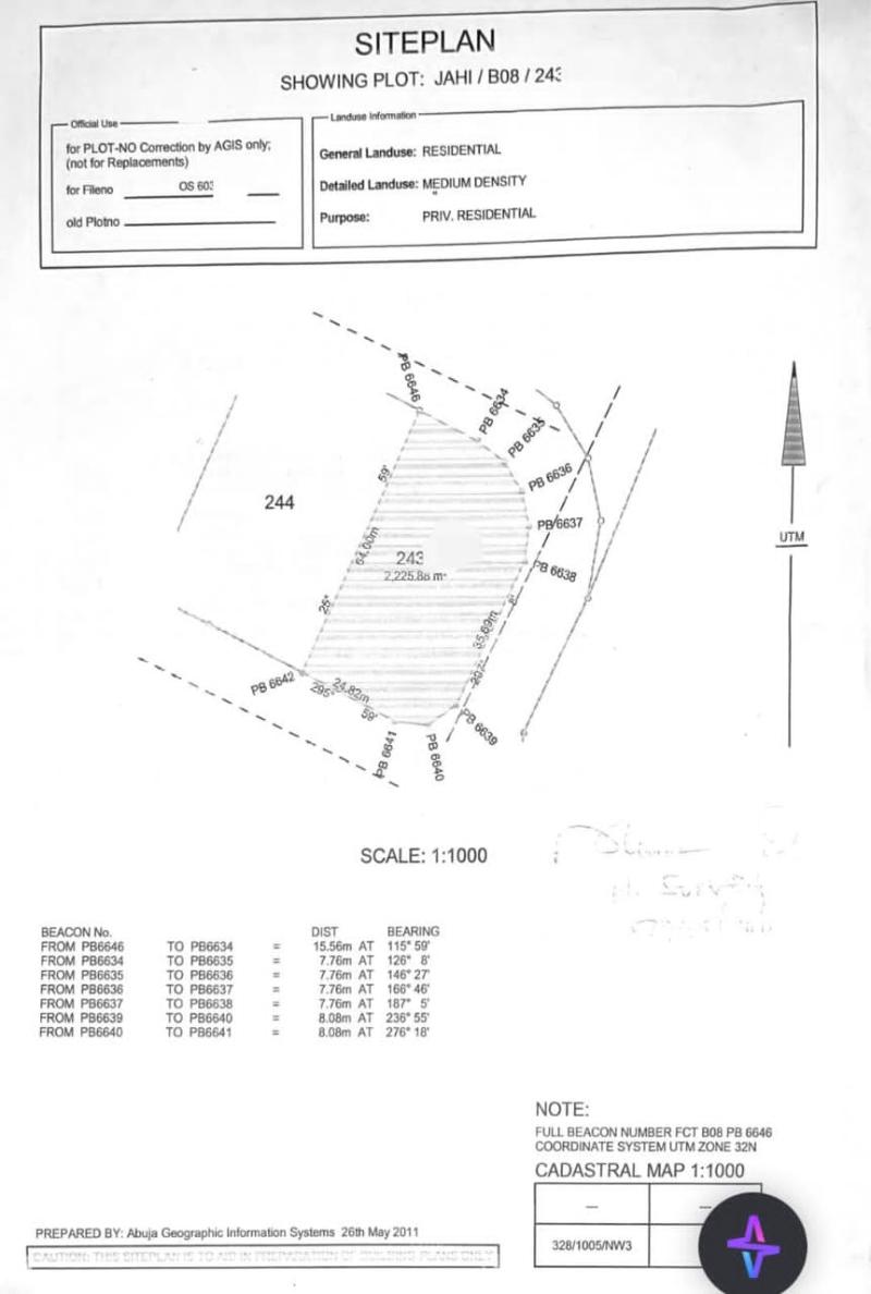 Land for sale Jahi Abuja