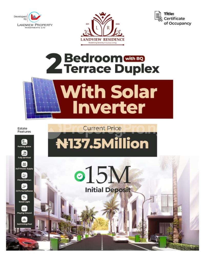2 bedroom House for sale Ajayi Apata | Landviewinvestment | Lagos Business School Sangotedo Lagos