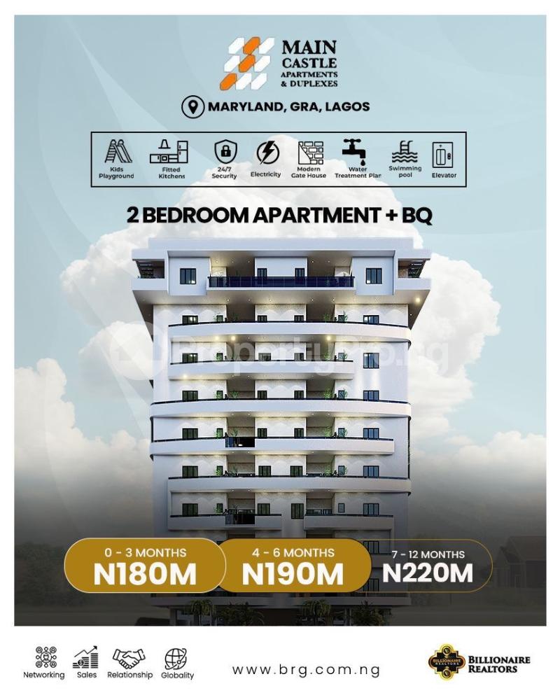 2 bedroom Flat / Apartment for sale Main Castle Apartments Maryland Lagos