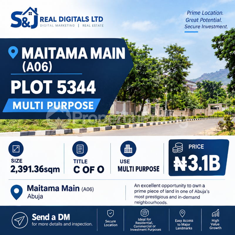 Land for sale Maitama Main Maitama Abuja - 0