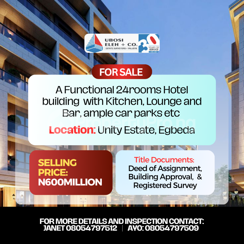 Commercial Property for sale Unity Estate Egbeda Alimosho Lagos - 0