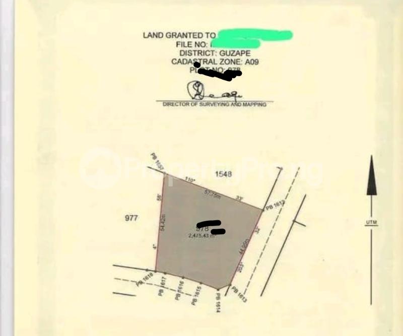 Land for sale Guzape Guzape Abuja