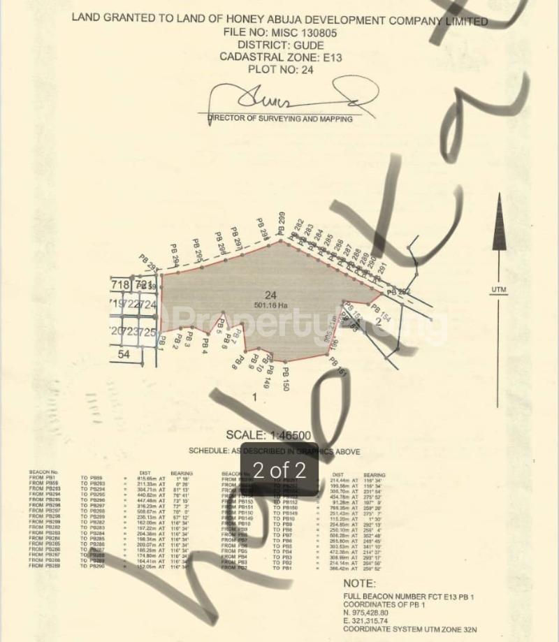 Land for sale Fct Abuja Gude Apo Abuja