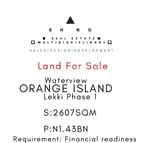 Land for sale Orange Island Lekki Phase 1 Lekki Lagos
