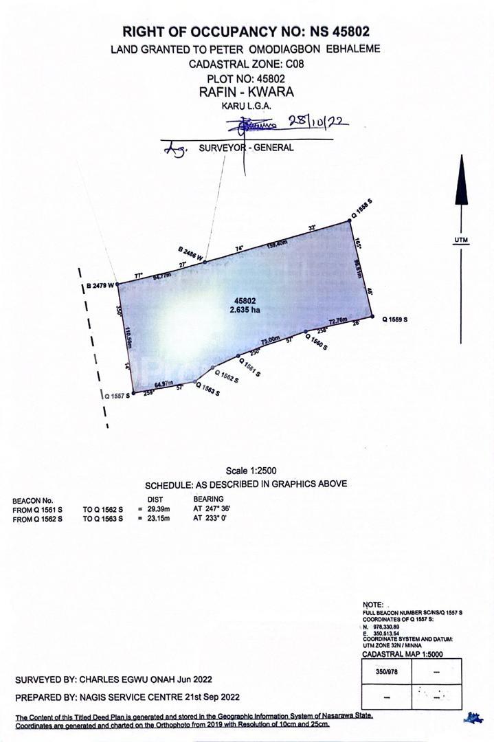 Land for sale Karu, Along The Expressway Kuje Abuja