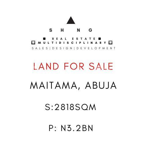 Land for sale Maitama Abuja