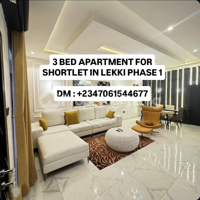 3 bedroom House for shortlet Freedom Way Lekki Lekki Phase 1 Lekki Lagos