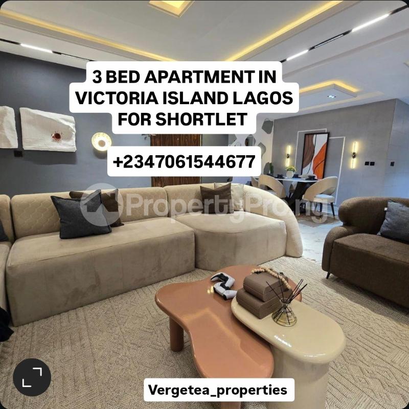 3 bedroom House for shortlet Victoria Island Lagos Ademola Adetokunbo Victoria Island Lagos