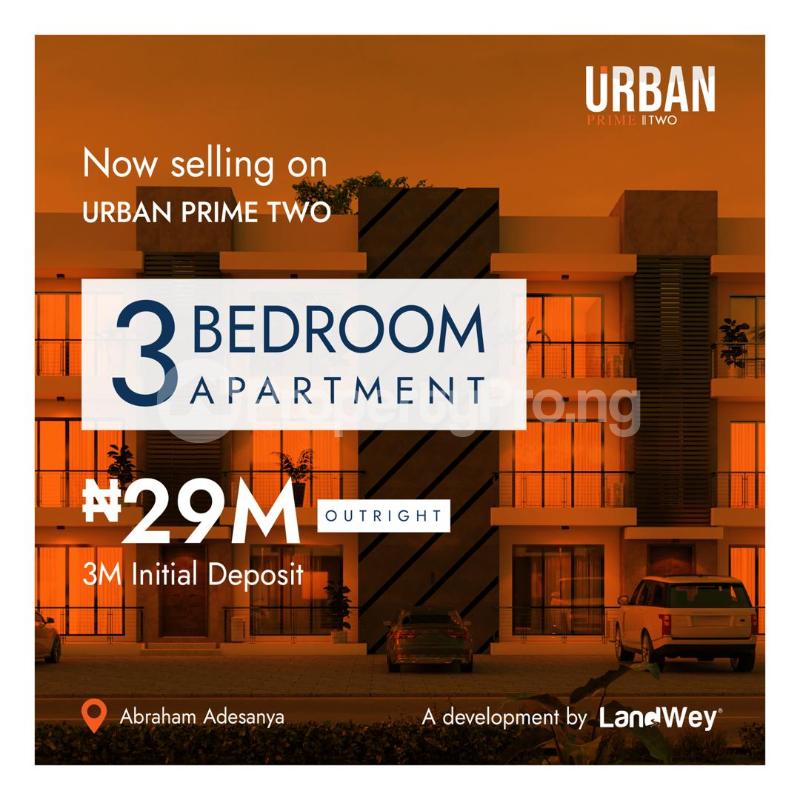 3 bedroom Flat / Apartment for sale Abraham adesanya estate Ajah Lagos
