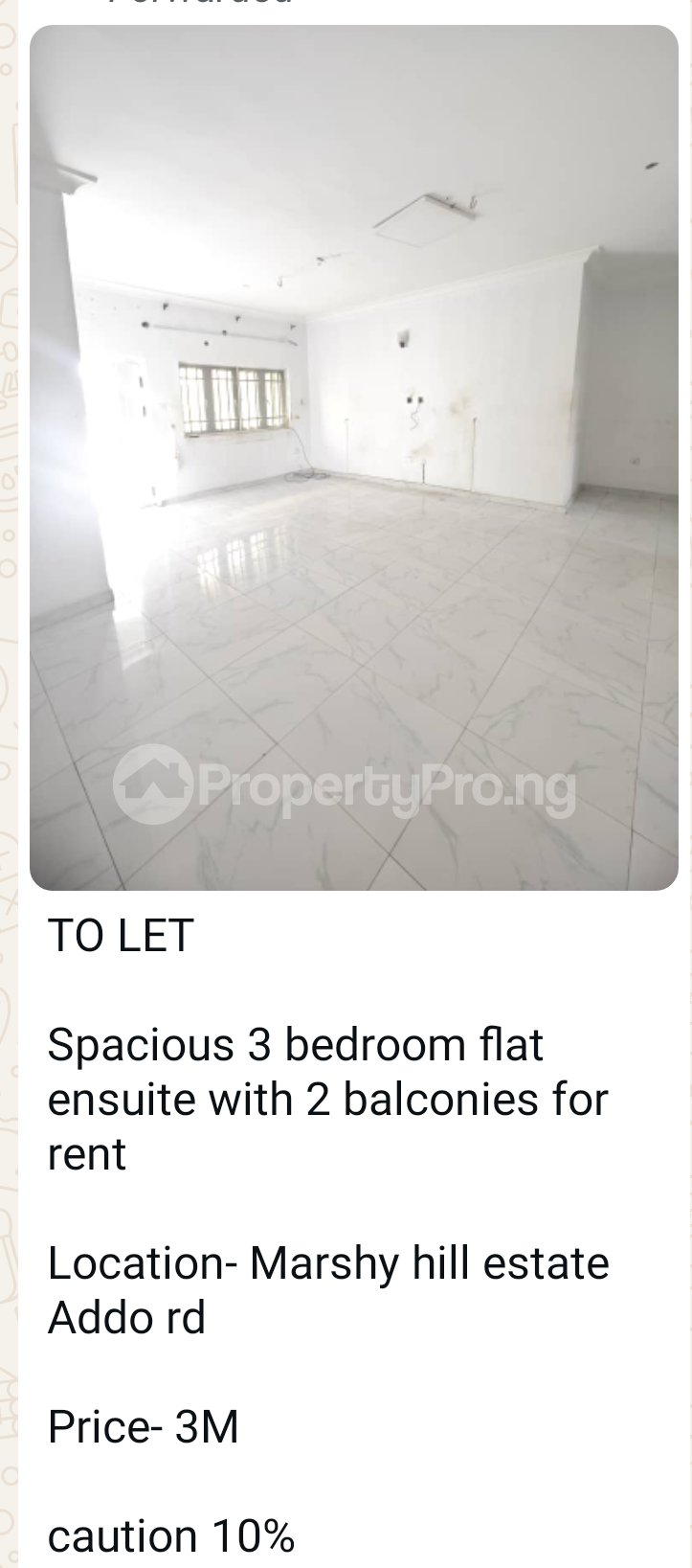 3 bedroom Flat / Apartment for rent Marshall Hill Estate Ado Ajah Lagos