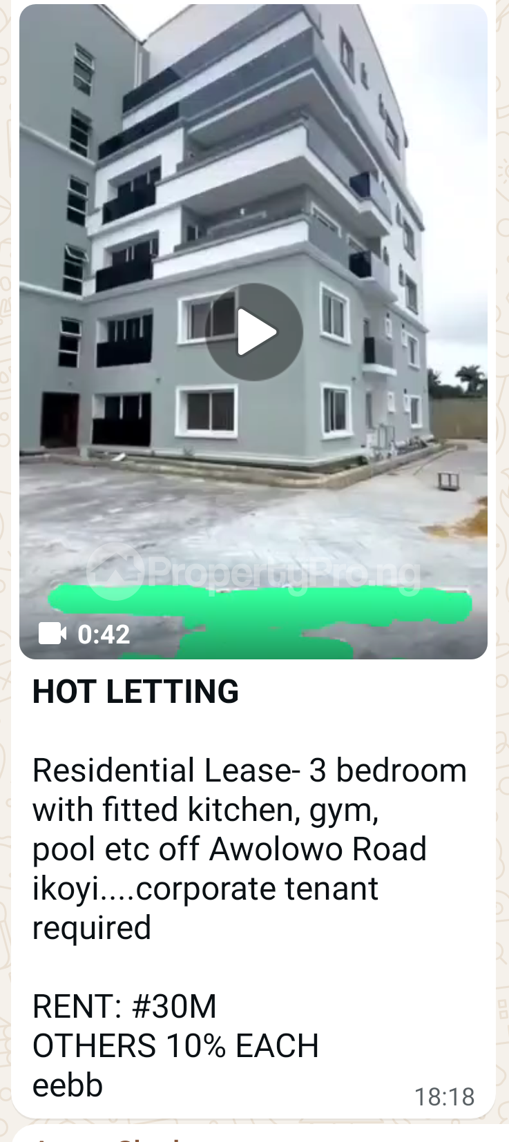 3 bedroom Flat / Apartment for rent Off Awolowo Load Awolowo Road Ikoyi Lagos