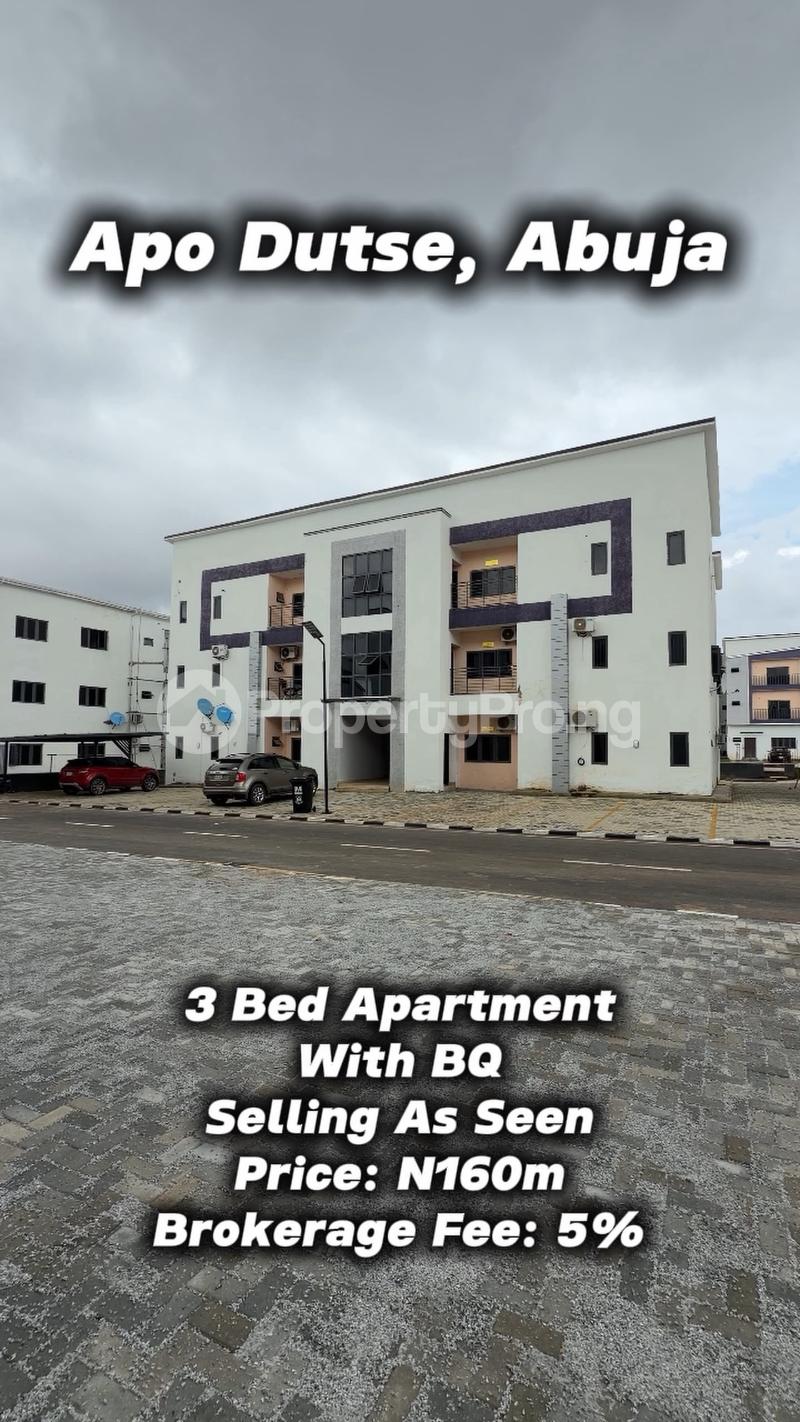 3 bedroom Flat / Apartment for sale Apo Dutse Apo Dutse Abuja